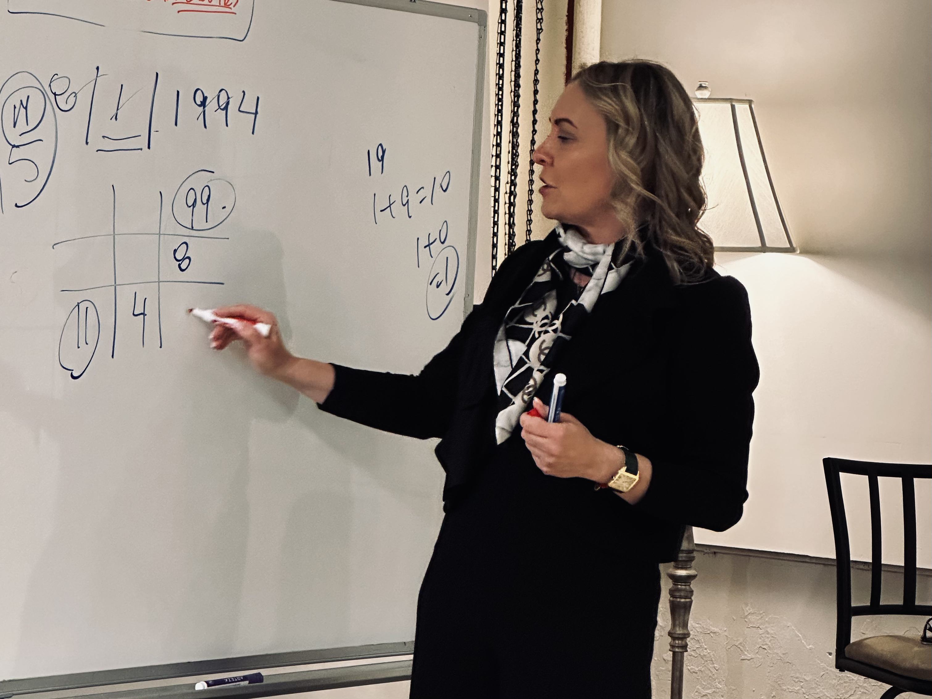 Anette Anokhin teaching